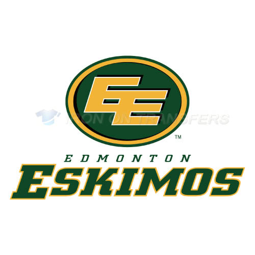 Edmonton Eskimos Iron-on Stickers (Heat Transfers)NO.7589